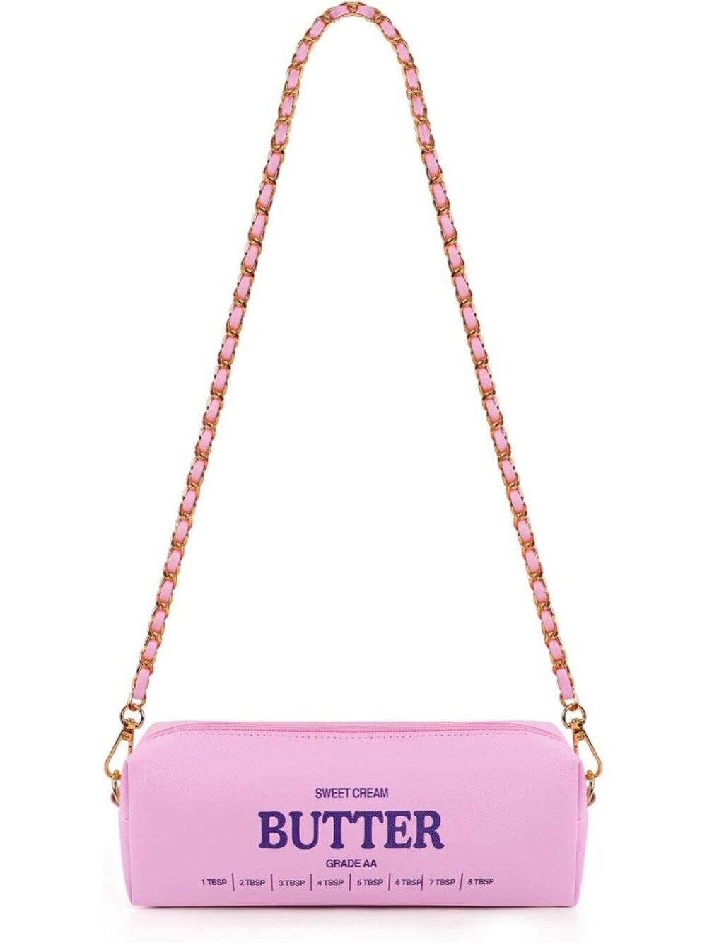 Girls Light Purple Crossbody Bag Foodie Baking Small with Chain Shoulder Bags